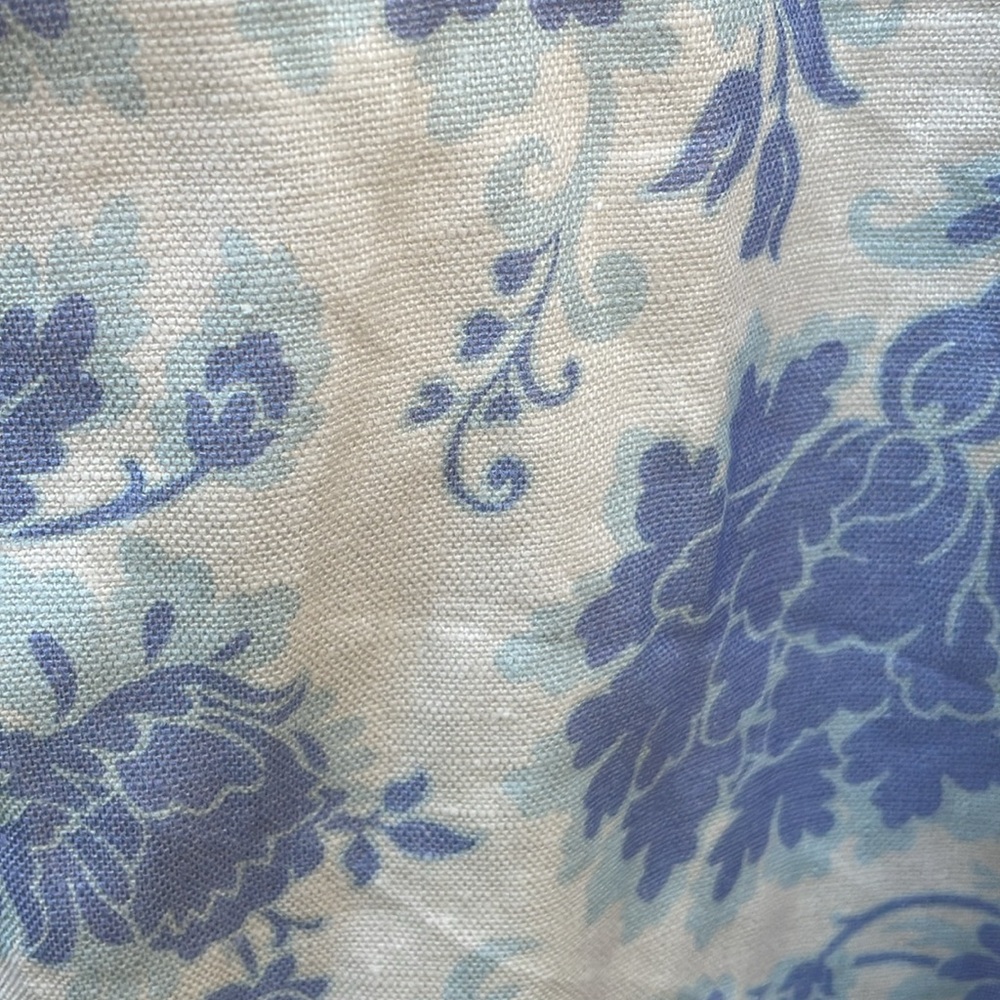 ZIMMERMANN | Postcard Tie Shoulder Midi Dress| Blue Tonal Florall - Picture 10 of 11